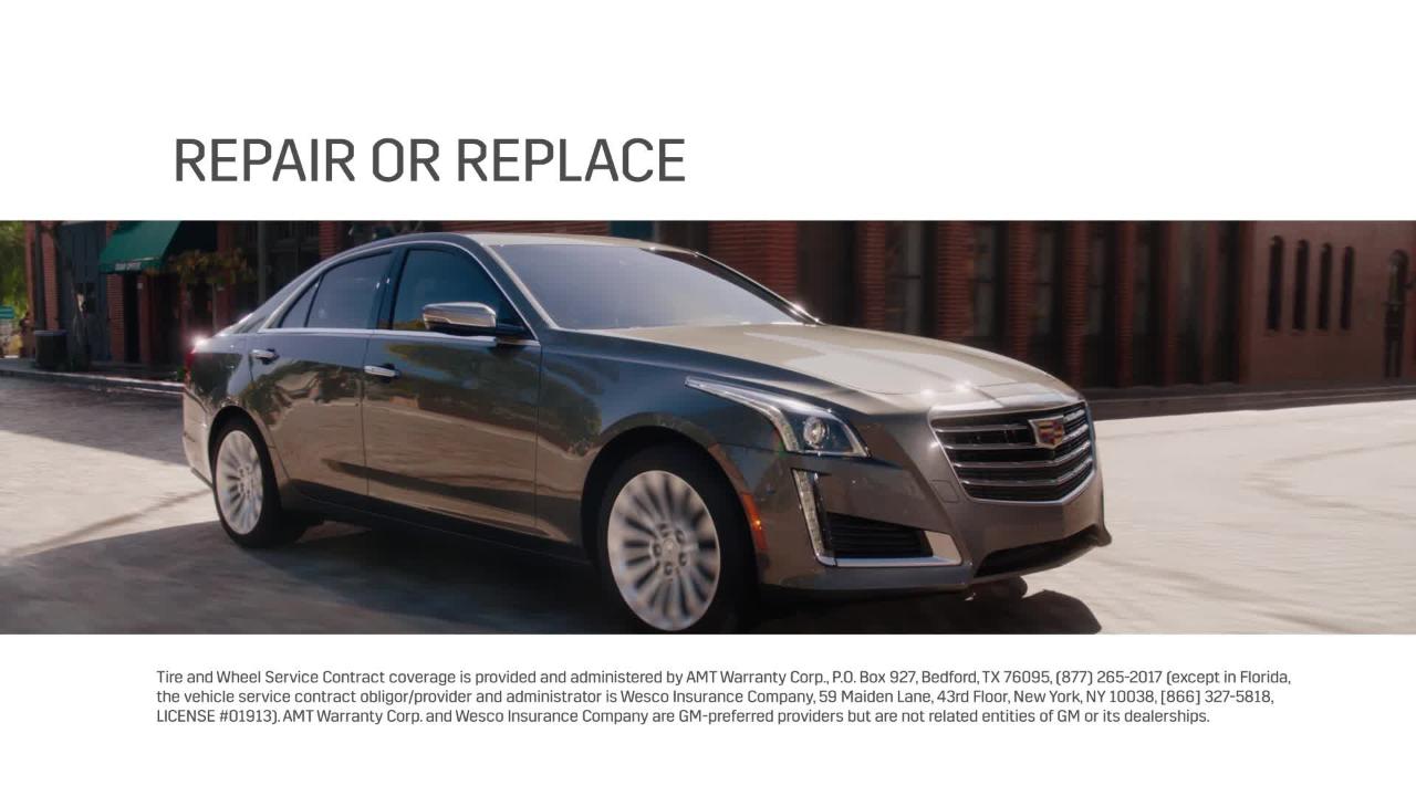 Tire And Wheel Protection Cadillac Ownership
